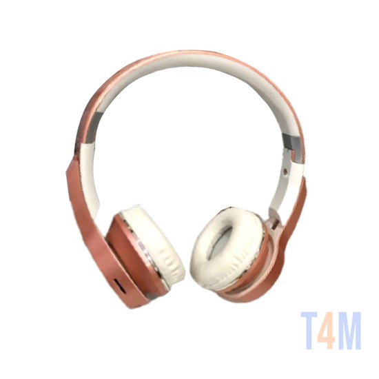 BLUETOOTH HEADPHONE WIRELESS XY-201 WITH TOUCH CONTROL GOLD